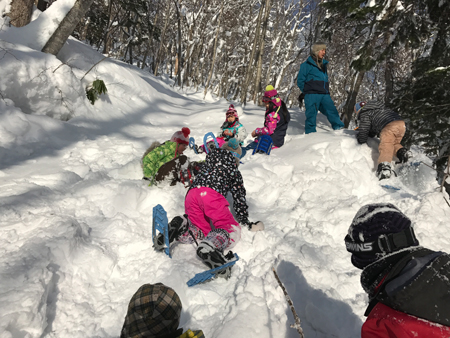 Piyashiri的森林 滑雪野营